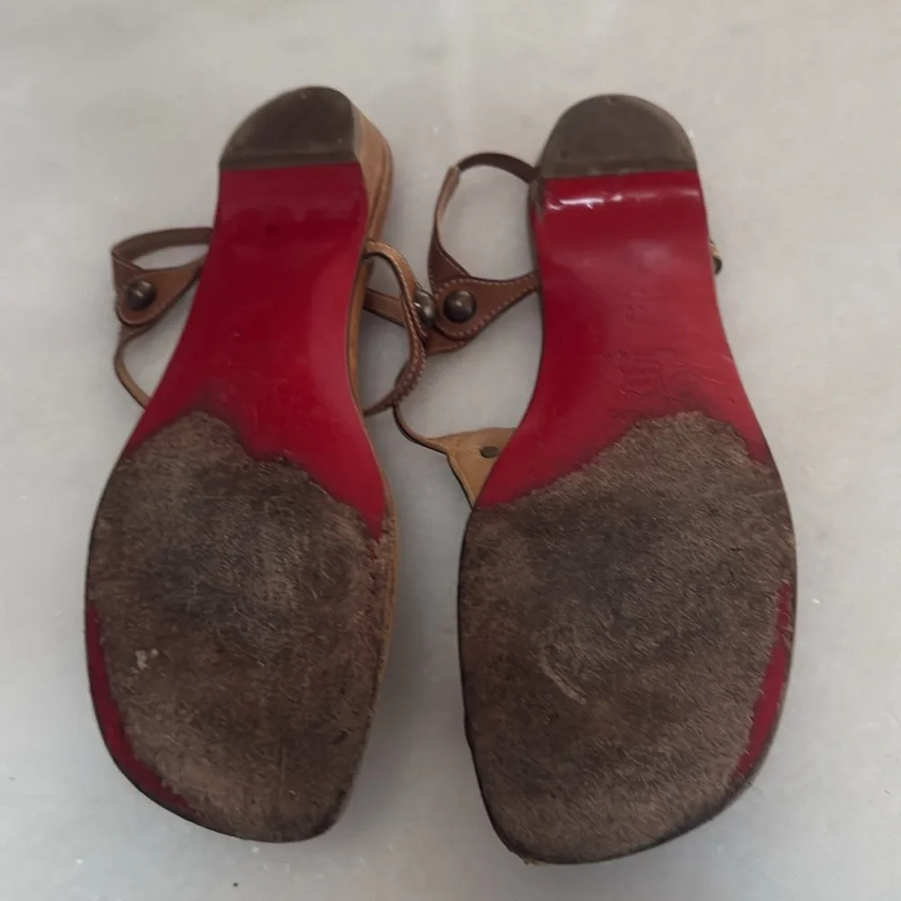 Louboutin Leather Sandals - Picture 3 of 4